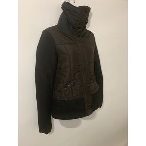 Kenneth Cole brown and black winter Jacket